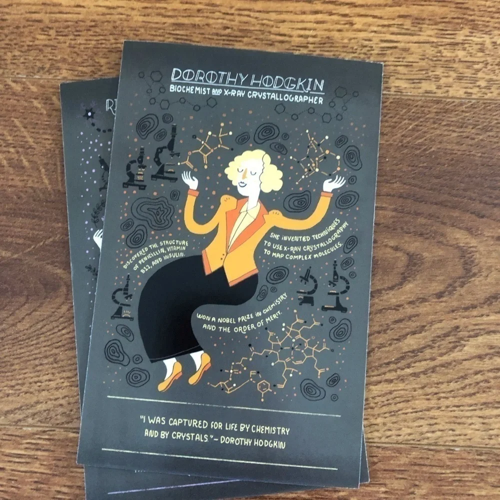 Women in Science by: Rachel Ignotofsky postcard set #6